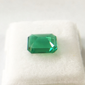 2.5Ct Lab yetiştirilen zümrüt kesim Columbia zümrüt temizle zümrüt taş başına fiyat - Product Image 5