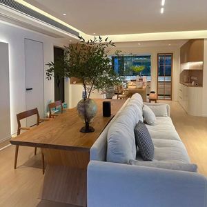 Juego de Muebles de Madera Minimalistas Personalizados, Mesa de Comedor y Mueble para Villas, Completo con Comodidad y Estilo - Product Image 3