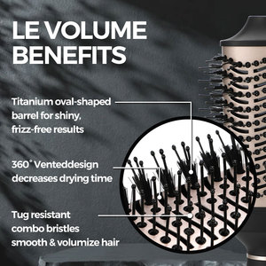 Ionic Electric <strong>Hair</strong> <strong>Dryer</strong> Brush One Step <strong>Hair</strong> <strong>Dryer</strong> Brush Hot Air Brush <strong>Comb</strong> for Women - Product Image 3
