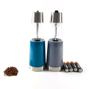 Customize High Quality Battery Certificate Kitchen Automatic Electric Gravity Pepper Mill Salt And Pepper Grinders