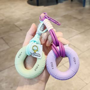 Silicone Fitness Grip Strengthener <b>Ring</b> <b>Stress</b> Relief Keychain Pendant Bag Decoration Backpack Ins Style Unisex Gift - Product Image 2