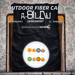 كابل شبكة Cat6 ذو موصل صلب معزول <span class=keywords><strong>UTP</strong></span> وFTP بطول 100 متر من النحاس والبولي فينيل كلوريد للشبكات، 305 متر لكل صندوق - Product Image 4