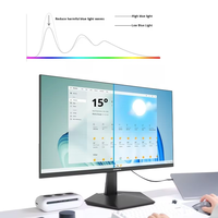 Monitor CCTV Skyworth 21.5 Inch FHD 75Hz/100Hz Gamut Warna Tinggi Dapat Dipasang di Dinding Tanpa Lengkung Hitam Garansi 1 Tahun