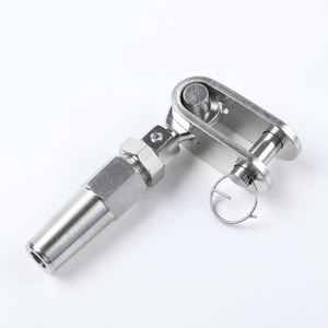 Raccord à mâchoires sans sertissage pour protection contre les chutes, facile à installer, pour treillis de jardin et support de plantes grimpantes - Product Image 1
