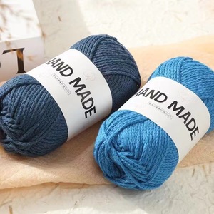 2mm d'épaisseur moyenne tissé à la main bricolage sac-enveloppé vacances plage tricot brin haute ténacité 100% <span class=keywords><strong>coton</strong></span> teint <span class=keywords><strong>fil</strong></span> - Product Image 4