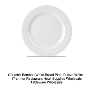 จานขนมปังไม้ไผ่สีขาว 17 ซม. ชิร์ชเชล ไวท์ รีลีฟ -12-Whbalp65 - Product Image 2