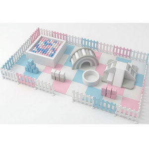 Parque Infantil Interior con Tapetes de Espuma Suave y Juguetes de Plástico para Uso Comercial en Parques de Diversiones, Capacidad de 100-500 kg para 5-10+ Personas - Product Image 1