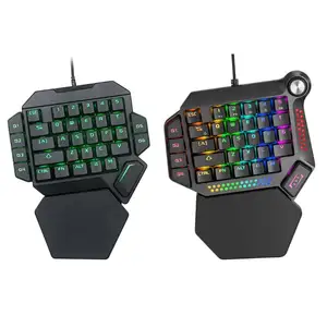 <span class=keywords><strong>Clavier</strong></span> de jeu miniature à 35 touches, rétroéclairage RVB, mécanique magnétique, USB 3.0, étanche, <span class=keywords><strong>pour</strong></span> ordinateur de bureau - Product Image 1