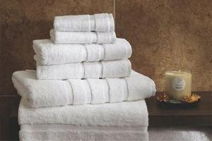 White 100% Cotton <b>Bath</b> <b>Towel</b> <b>Set</b> Quick Dry Absorbent Solid Color Hotel Spa Massage <b>Towels</b> - Product Image 5