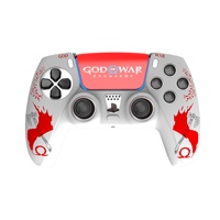 Coque en silicone à thème de jeu avec autocollant pour PS5 PlayStation 5, housse de protection pour manette, ensemble d'accessoires