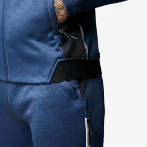 Conjuntos de chándal personalizados para hombre, ropa de entrenamiento al por mayor, chándal para correr a granel, chándal deportivo de algodón transpirable para hombre - Product Image 1