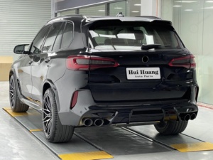 Nouvelle conception modifiée en calandre X5M, lèvre avant et arrière, jupe latérale, pare-chocs, kit carrosserie pour BMW X5 G05 2019-2022 - Product Image 4