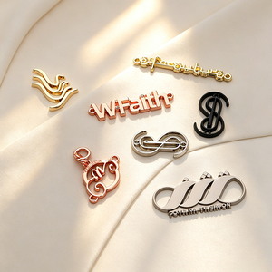 stainless steel metal logo for handbags custom metal labels and tags for bag and cloth logo <b>name</b> <b>plate</b> design - Product Image 2
