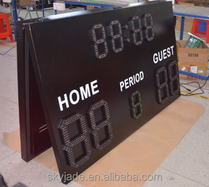 Tabellone <span class=keywords><strong>segnapunti</strong></span> Wireless portatile progettato su misura per <span class=keywords><strong>calcio</strong></span> <span class=keywords><strong>calcio</strong></span> IP65 classificato colore singolo 1000x600mm utilizzo esterno - Product Image 1