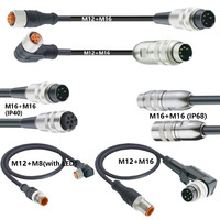 Harness Kabel Inti Tembaga Kustom (ODM) 3/4/5/6/7/8/12 Kutub Konektor DIN Lurus Sudut PVC Terlindungi/Tidak Terlindungi Jantan Betina