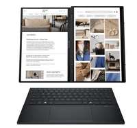 Nouveau Zenbook 14 DUO 2024 UX8406 Ultra 9 185H 32 Go 1 To SSD Noir Ordinateur Portable OLED Double Écran Tactile 2.8K pour Design et Peinture