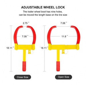 Verrous de roue <span class=keywords><strong>antivol</strong></span> robustes, verrous de pneu <span class=keywords><strong>antivol</strong></span> réglables - Product Image 4