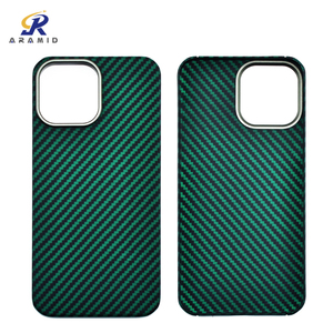 Harga Pabrik Grosir Casing Ponsel Serat Aramid Kelas Militer untuk iPhone 13 Pro dengan Desain Cincin Logam - Product Image 6