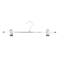 Cintres ajustables en métal robuste pour pantalons, jupes, jeans, chaussettes et sous-vêtements – Rangement de placard