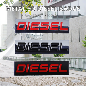 Écusson de voiture ELang personnalisé en métal 3D DIESEL, autocollant amusant, garantie 1 an, accessoires extérieurs pour camion tout-terrain, moto, automobile - Product Image 2