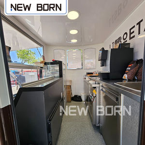 Compacte Volledig Uitgeruste Pizza & Ijs Foodtruck Met Candy Chips Station Voor Universiteitscampus Evenementen Festival Foodtrailers - Product Image 4