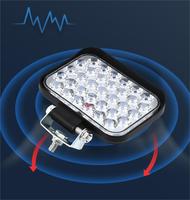 3/4/5 pouces LED Spot carré blanc lampe de travail feux de croisement et feux de croisement pour camion 4*4 ATV UTV SUV