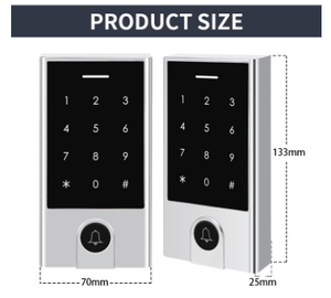Teclado táctil IP67 resistente al agua independiente de alta calidad 125KHz EM RFID lector de tarjetas SISTEMA DE Control de acceso de puerta - Product Image 5