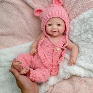 OEM 17-Zoll Floppy Vollsilikon-Babypuppe Vivienne mit Offenem Mund für Mädchen Emotionale Therapie Geschenk Markt - Product Image 4