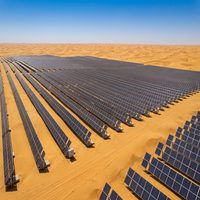 Support de montage de panneau solaire monopoteau Zn-Al-Mg, homologué pour l'ingénierie mondiale
