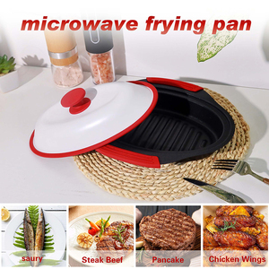 Multifunctional Microwave Oven-Compatible Miniature Nonstick <strong>Pan</strong> with Lid for Crispy <strong>Grilling</strong> &amp; <strong>Frying</strong> Recipes - Product Image 5