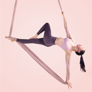 Vải lụa treo bay không trọng lực có thể kéo giãn, in hình cá nhân, võng tập yoga bằng vải lụa - Product Image 2