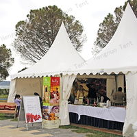 Carpa Cuadrada Tipo Pagoda de 3x3, 4x4, 5x5, 6x6, 8x8, 10x10, Gazebo para Exteriores en Venta