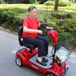 Feito na china viagem steerable dobrável scooter de mobilidade elétrica