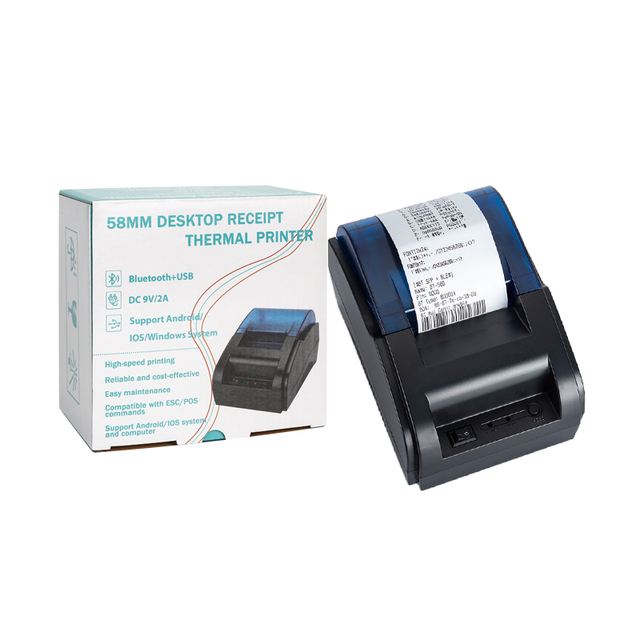 BT-58D Cheap Price Desktop Pos Thermal Printer 58mm Receipt Billing