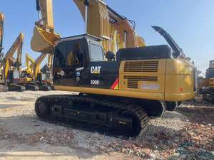Excavadora Usada CAT 330D de Segunda Mano, 30 Toneladas, Caterpillar 330D 330D2L, Excavadora de Cadenas Usada CAT 320D con Certificación CE y Accesorio de Barrena - Product Image 2