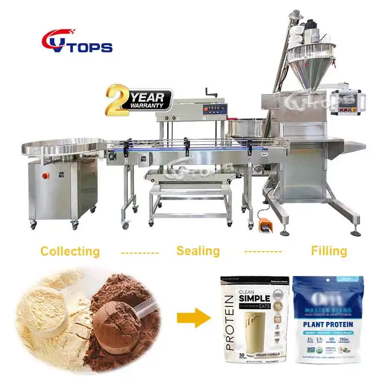 10g 50g 100g 500g 1000g 2000g Screw Auger Filler Dosing Dispenser Dry Fine Spice Coffee Flour Powder Packing Filling Machine