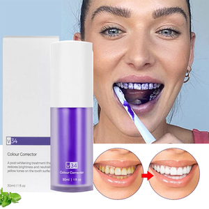 Nuevo Sérum Blanqueador Dental Smile 3 de 30 ml, Color Morado, Fórmula para Eliminar Manchas, Menta Fresca, para Marca Privada - Product Image 2