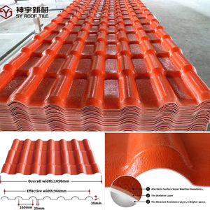 Lámina de Teja de PVC de 30 Años, Tejas Coloniales de PVC, Tejas de UPVC para Techos, Lámina de Teja de Resina Sintética ASA - Product Image 3