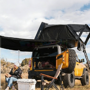Carpa de techo de aluminio 4x4 de gran venta, impermeable, para camping al aire libre, con bolsa para zapatos, escalera y tela de lona para viajes - Product Image 5