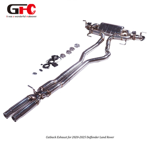 Tubos de escape Catback de alto rendimiento para Land Rover <span class=keywords><strong>Defender</strong></span> 2020 2025-110 Sistema de escape de sonidos deportivos con Valvetronic 5,0 - Product Image 5