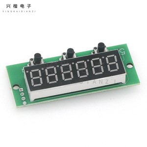 โมดูลตัวนับ LED สีแดง 6 หลัก 0-999999 เพิ่ม-ลดค่าได้ หน่วยความจำ 5V DC จอแสดงผลนับจำนวน - Product Image 1