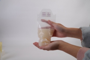 Sacs <span class=keywords><strong>de</strong></span> conservation du lait maternel jetables personnalisés 7oz, qualité alimentaire, auto-scellants, pour congélation du lait maternel - Product Image 6