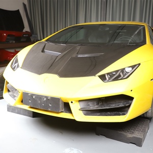 2014-2023 Car modification upgrade carbon fiber <b>engine</b> <b>hood</b> <b>engine</b> <b>hood</b> protective decoration kit for Huracan LP580/610 V Style - Product Image 4