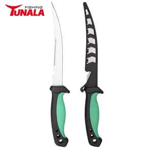 Vendita calda 6.5/7/8/9 pollici Pp guaina affilata lama in acciaio inossidabile Logo personalizzato coltello filetto filetto coltello coltelli da pesca