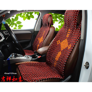 เบาะรองนั่งรถยนต์ทำจากลูกปัดไม้ ขนาด 45x135 ซม. ผ้าคลุมเบาะฤดูร้อนทำจากไม้เมเปิ้ล ช่วยระบายความร้อน สำหรับคนขับและผู้โดยสาร - Product Image 2