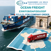Service de Fret Maritime Chine vers États-Unis Europe FCL LCL DDP Porte à Porte Transitaire Agréé NVOCC