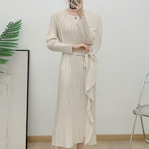 ชุดเดรสสตรีชุดเดรสยาวหรูหรามีระบายสำหรับฤดูใบไม้ผลิ2025ล่าสุด - Product Image 4