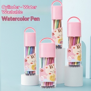 Pennelli per colorare per studenti della scuola primaria dai 6 anni in su, per <span class=keywords><strong>pittura</strong></span> mattutina, 12-36 <span class=keywords><strong>colori</strong></span>, non macchiangono, non odorosi, lavabili - Product Image 2