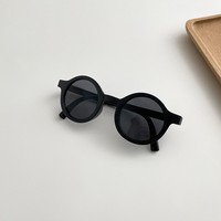 Nouvelles Lunettes de Soleil Enfants Luxe Silencieux 2026, Monture Ronde en PC, Verres TAC UV400 Pliables, Couleurs Morandi Anti-UV, Logo Personnalisé, Fabrication OEM