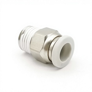 Raccord pneumatique YIIDNN PC OD pour tuyau 4MM-12MM, filetage mâle BSP 1/8'' 1/4'' 3/8'' 1/2'', raccord rapide pour tuyau d'air - Product Image 1